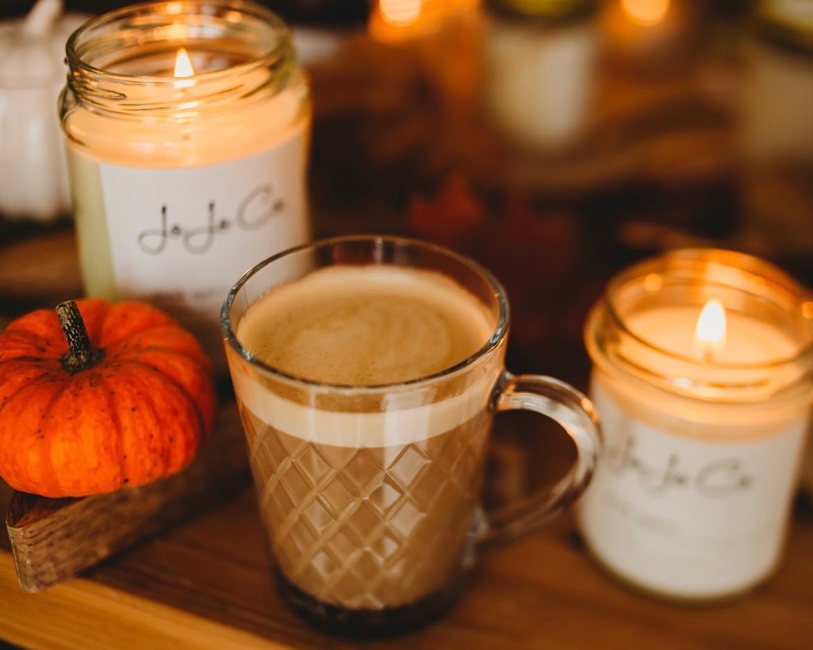 JoJo Co. Secret Scent No. 6 limited edition autumn candle launch