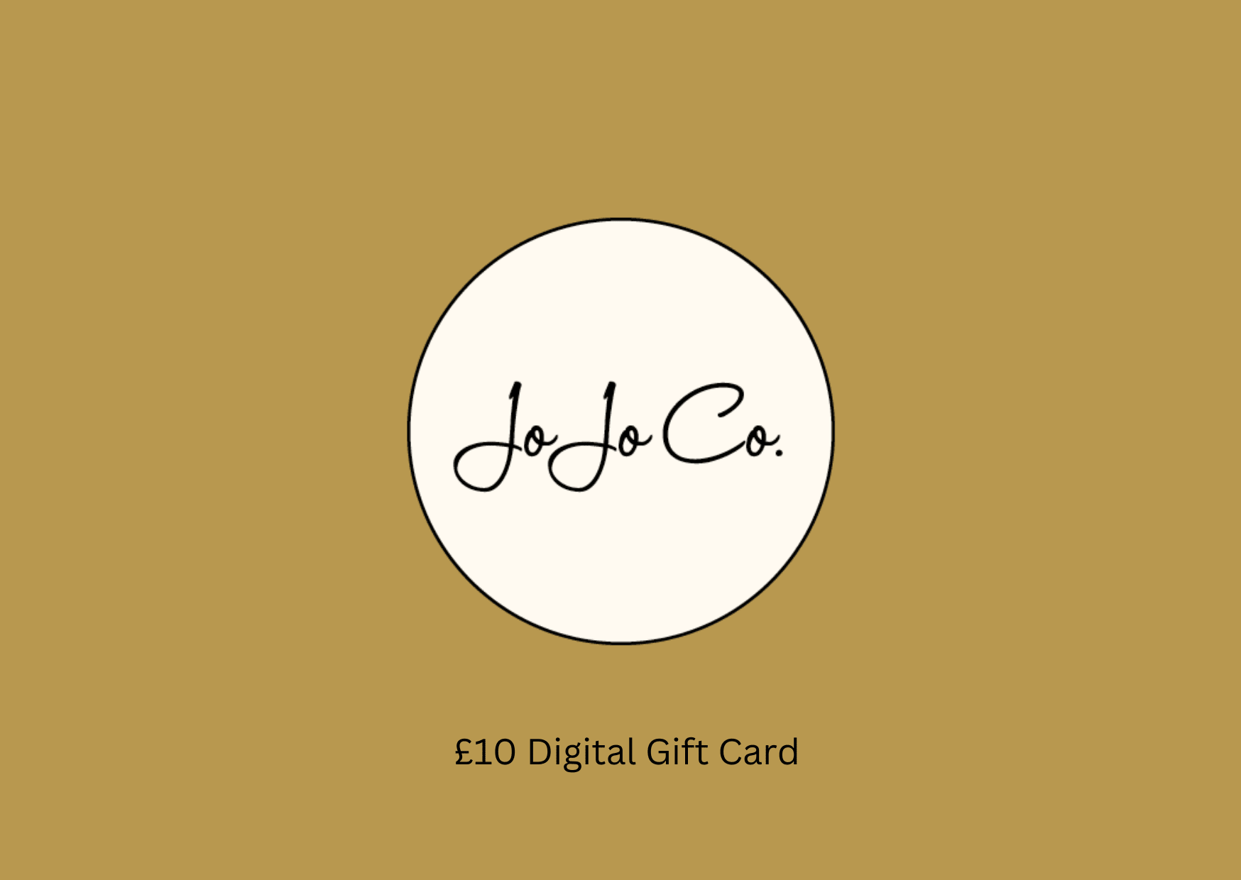 JoJo Co. Digital Gift Cards - JoJo Co.