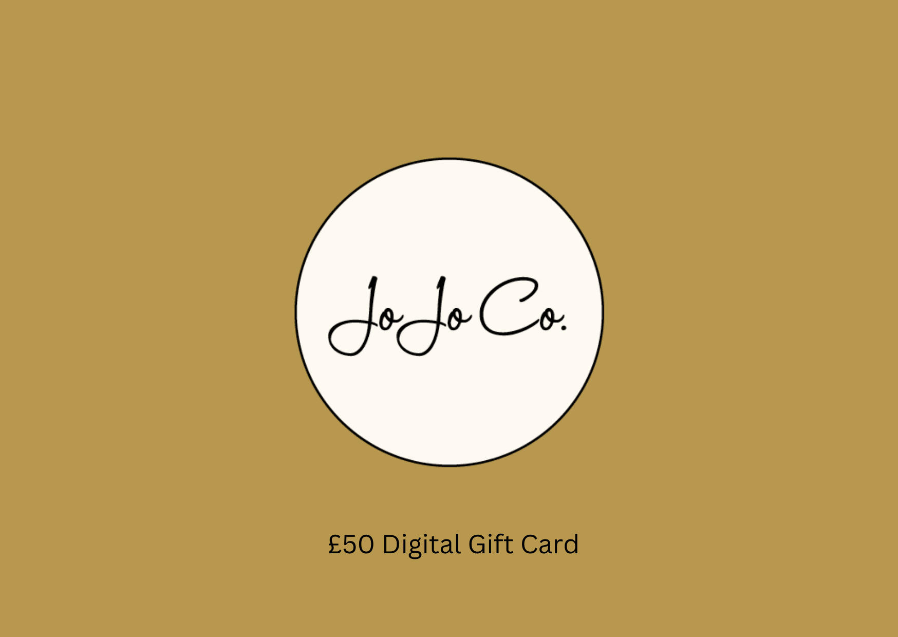 JoJo Co. Digital Gift Cards - JoJo Co.