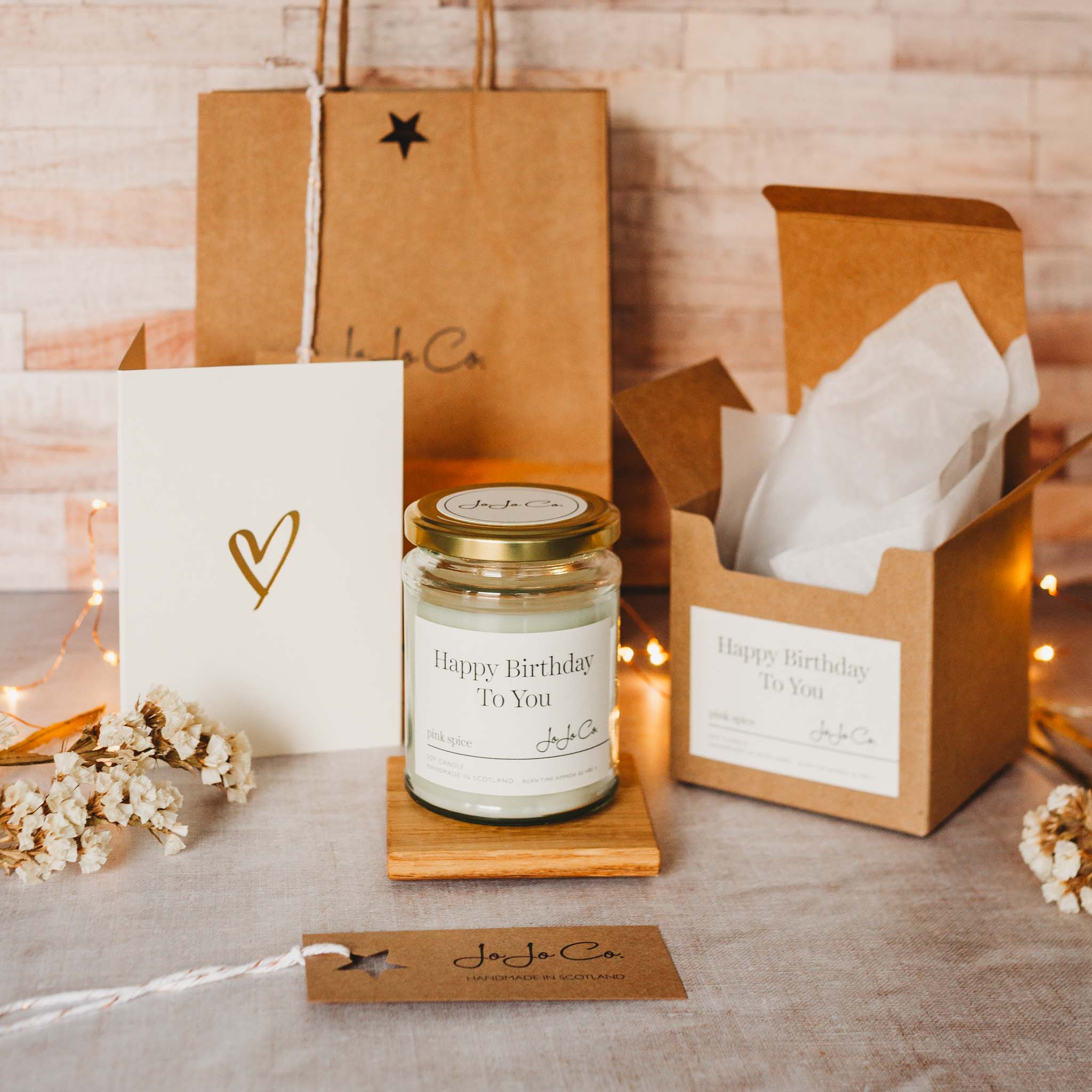 Happy Birthday Candle Gift - JoJo Co.