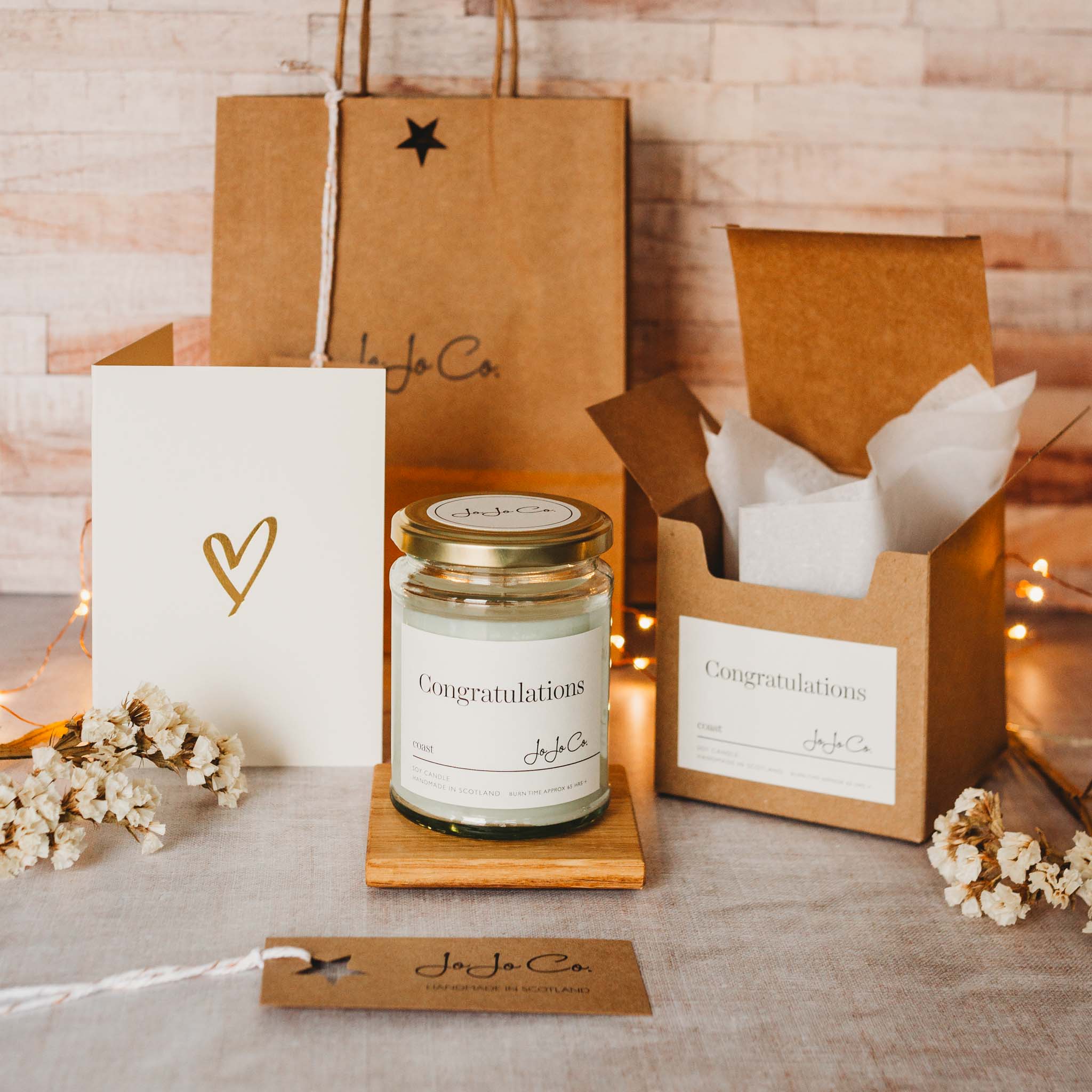 Congratulations Candle Gift - JoJo Co.