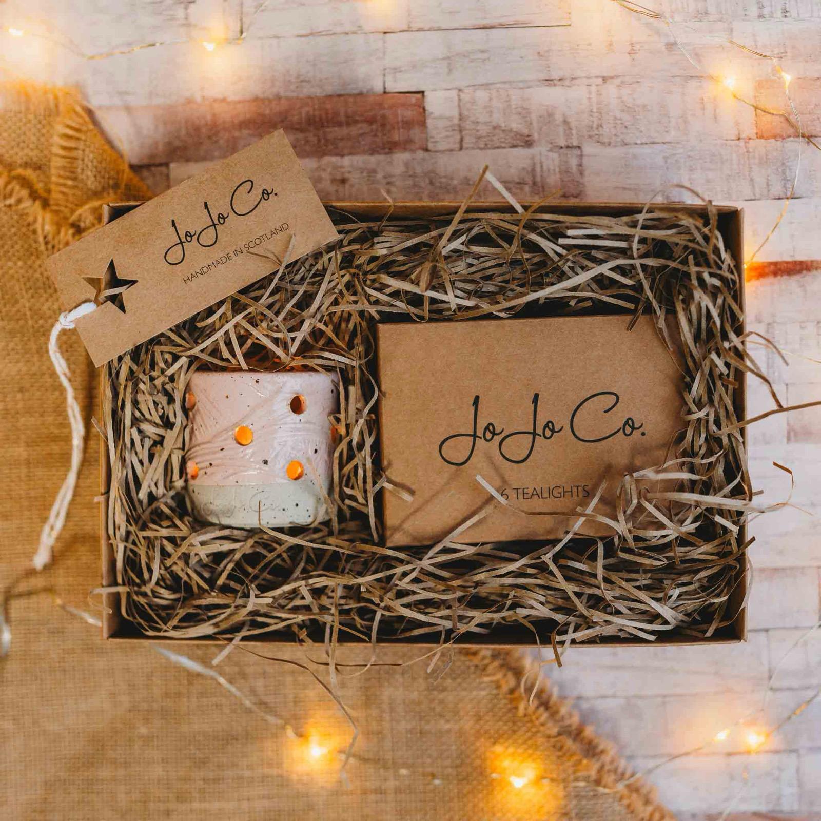 Pottery Tealight Gift Set - JoJo Co.