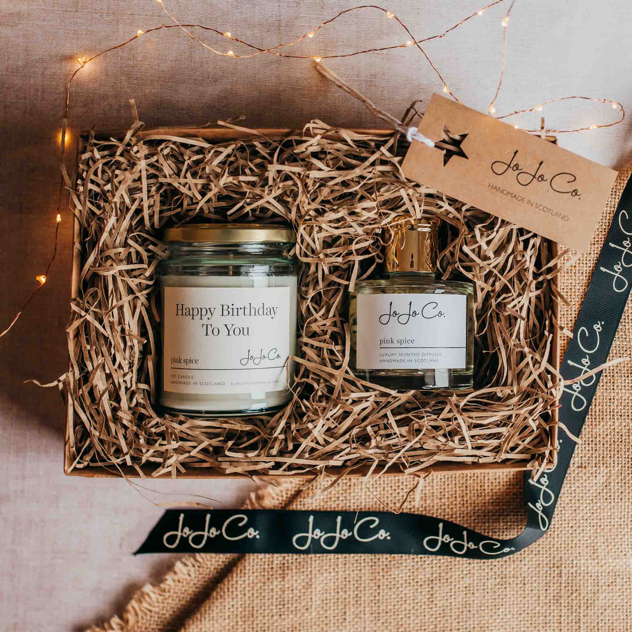 Happy Birthday Candle & Diffuser Gift Set - JoJo Co.