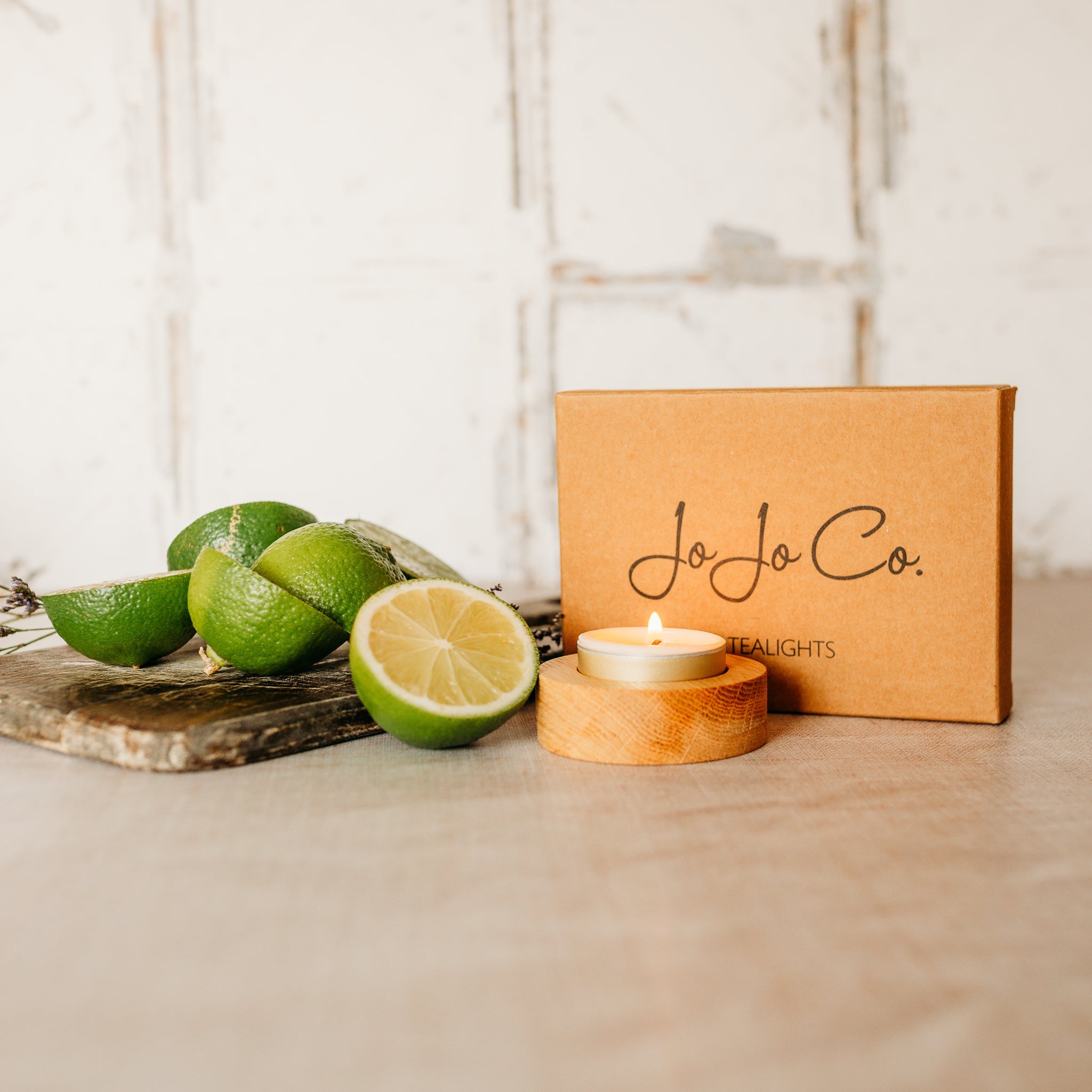 Violet & Lime Tealights - JoJo Co.