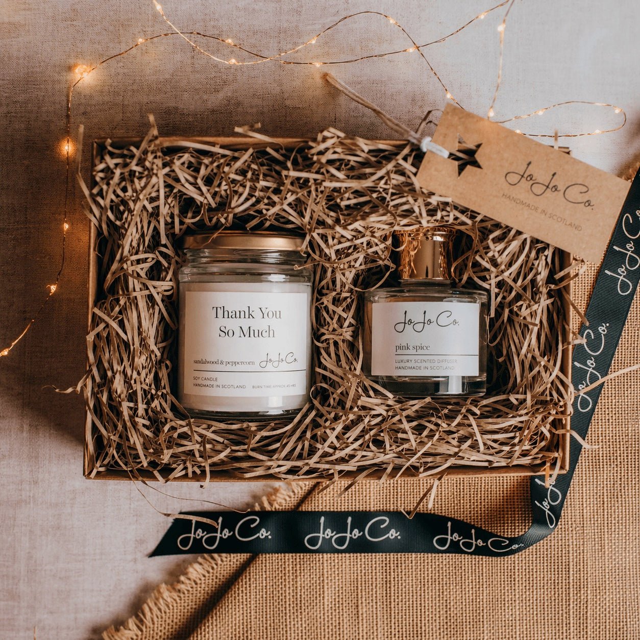 Thank You Candle & Diffuser Gift Set - JoJo Co.
