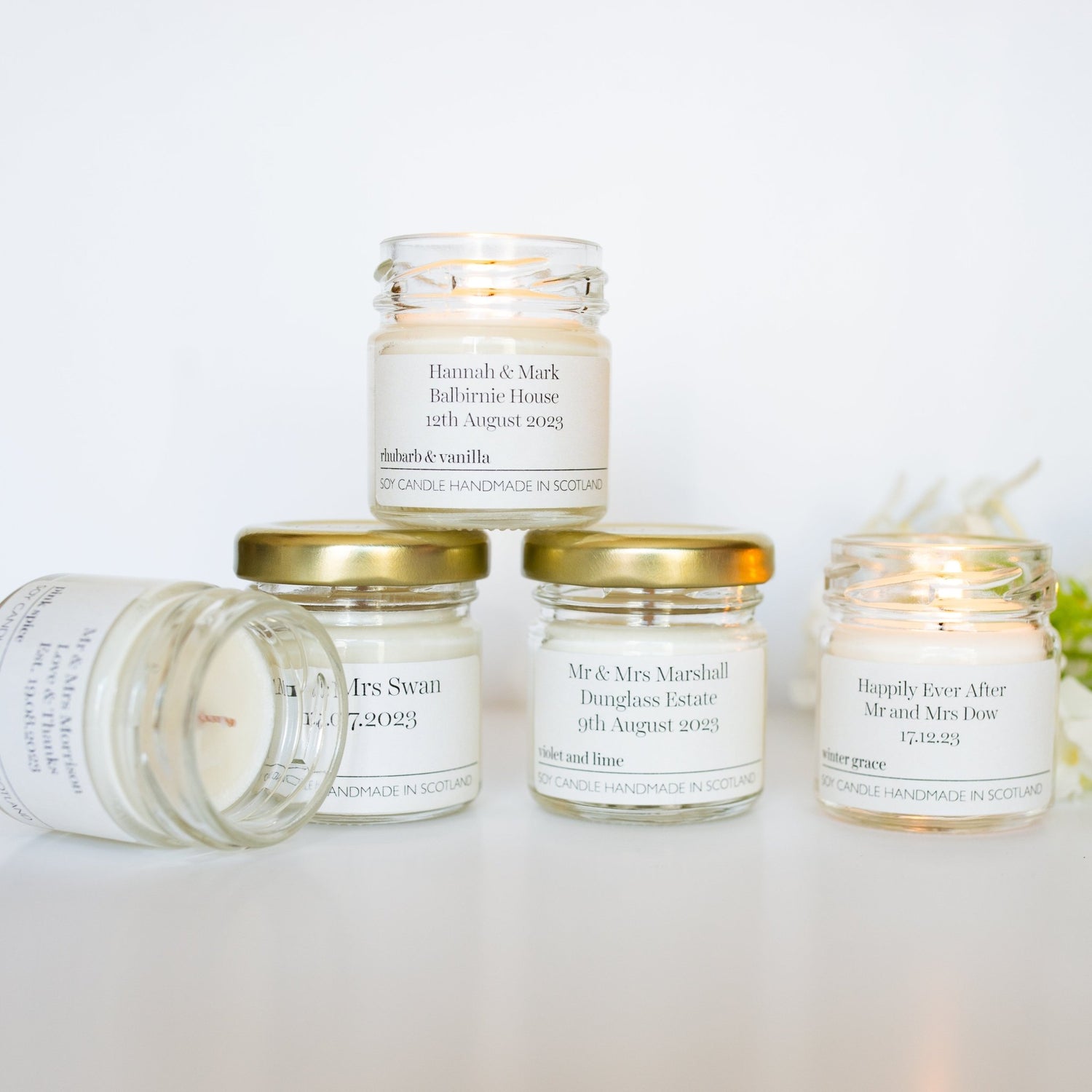 Light Up Their Love: Why JoJo Co. Wedding Favour Candles Are the Perfect “Thank You” for Guests - JoJo Co.