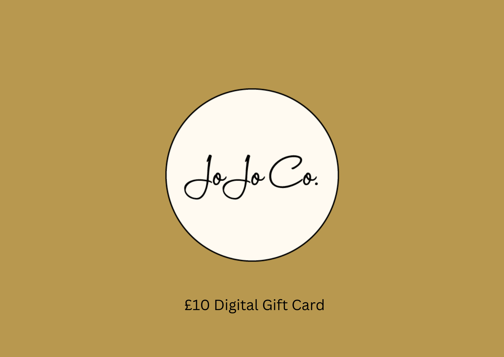 JoJo Co. Digital Gift Cards