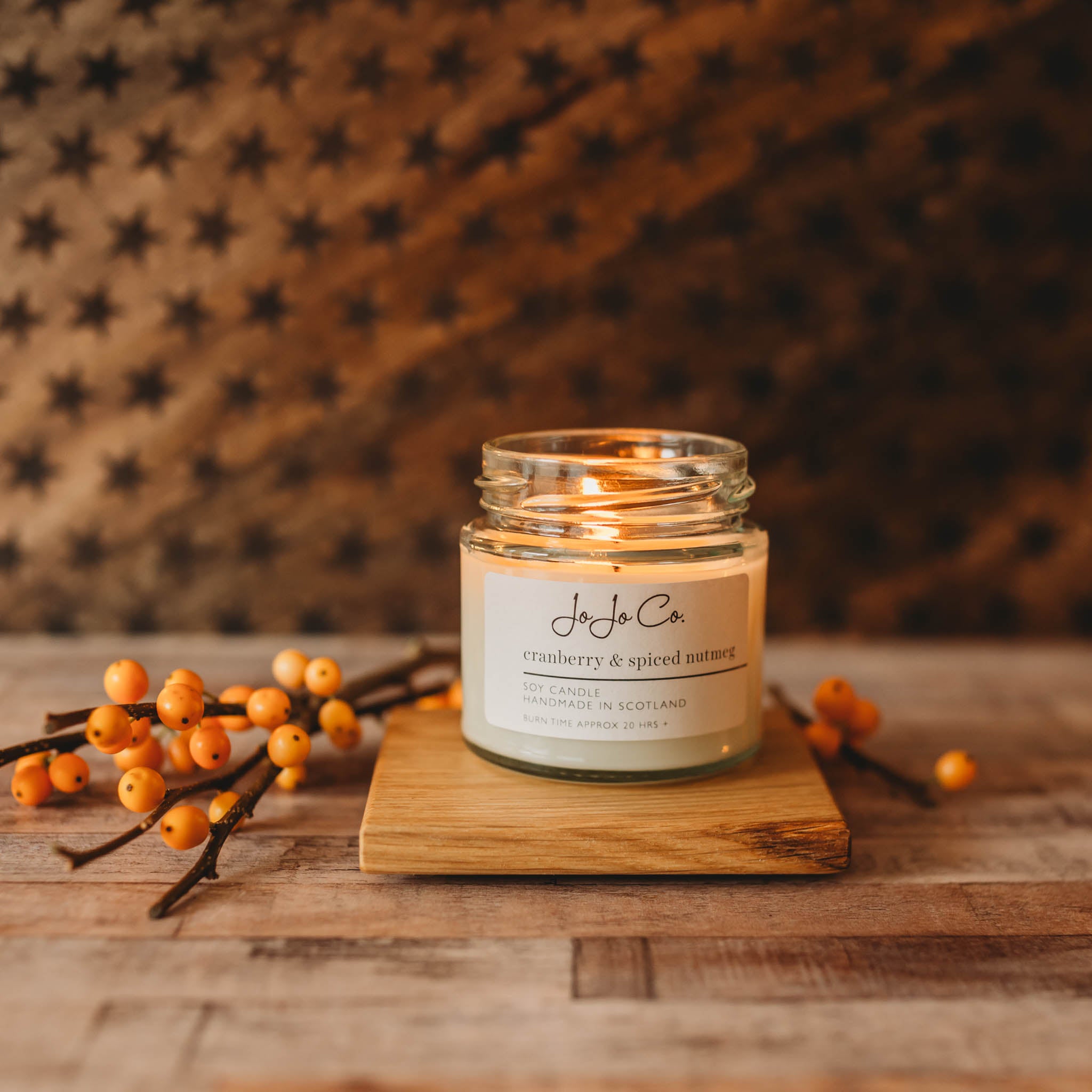 Cranberry & Spiced Nutmeg Candles