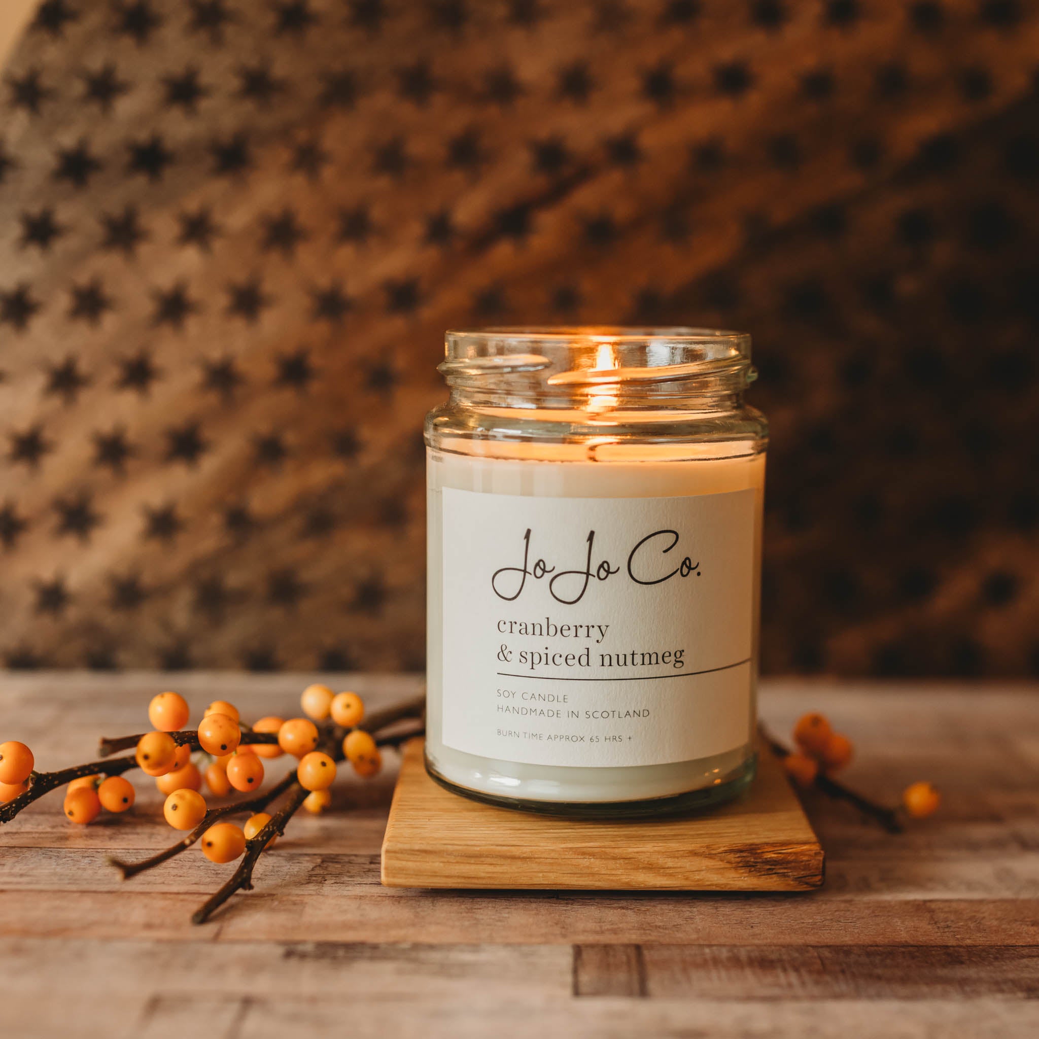 Cranberry & Spiced Nutmeg Candles