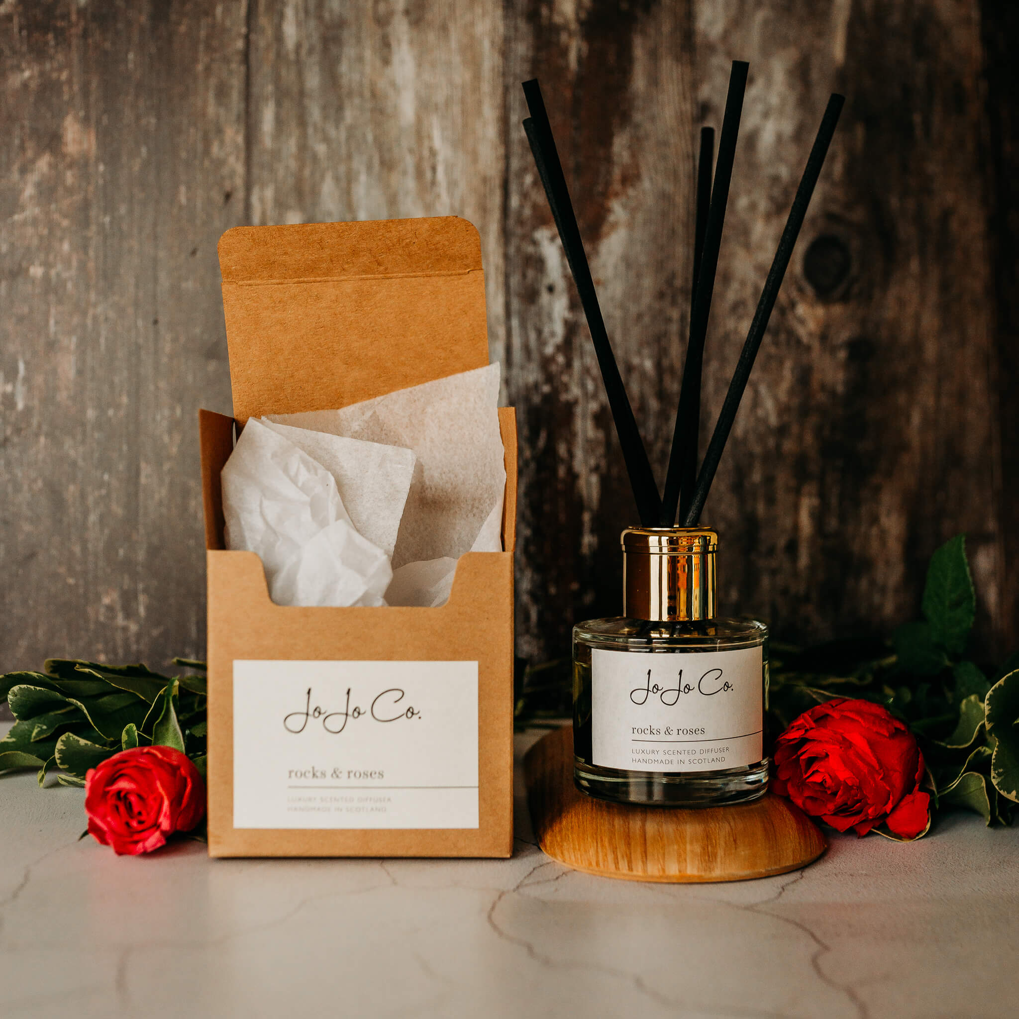 Rocks & Roses diffusers 100% soy wax | JoJo Co