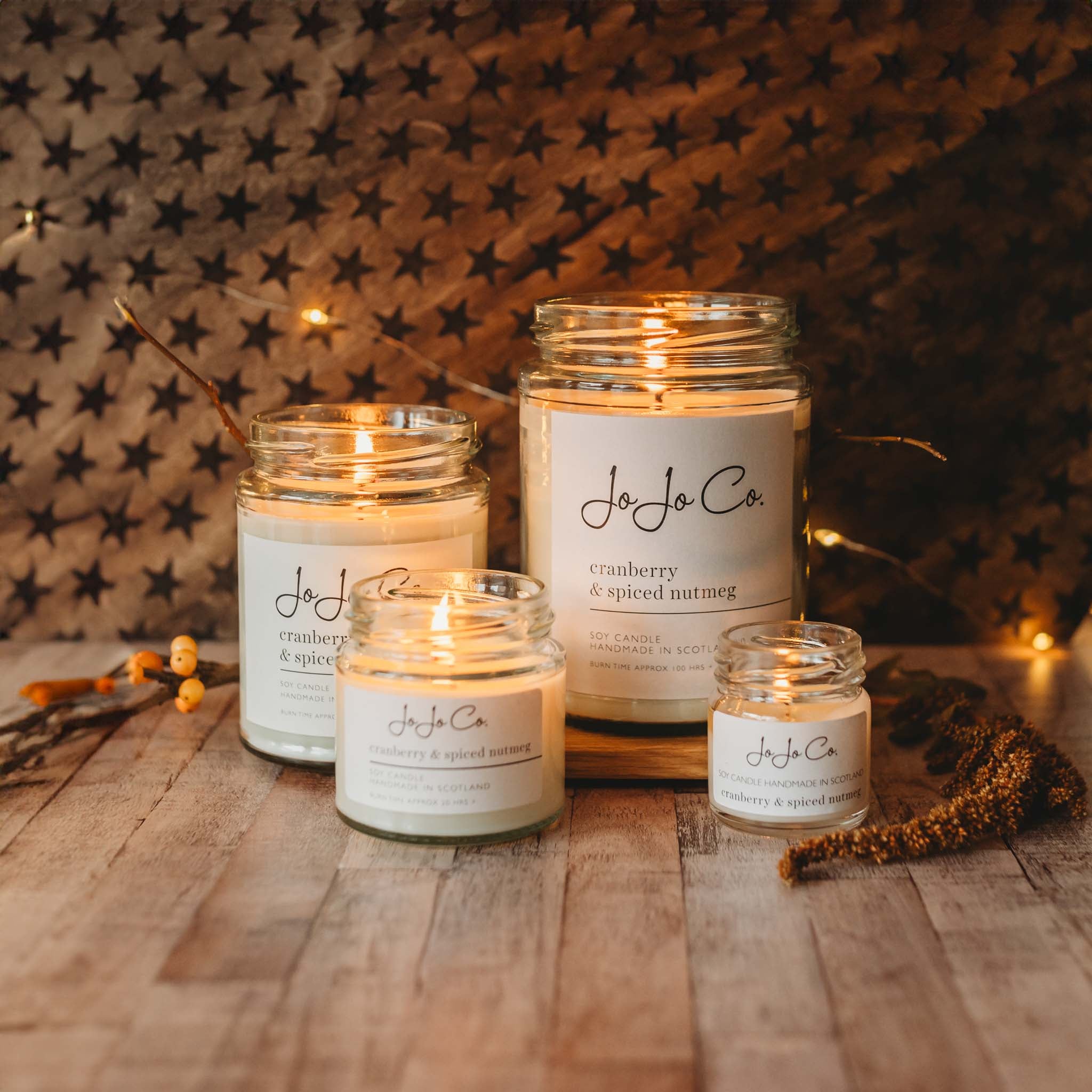 Cranberry & Spiced Nutmeg Candles