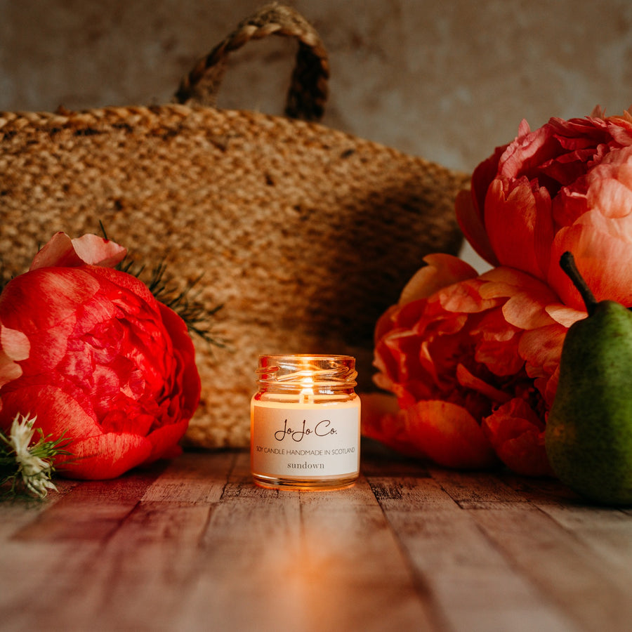 Capture the sun with our Summer Candles JoJo Co.