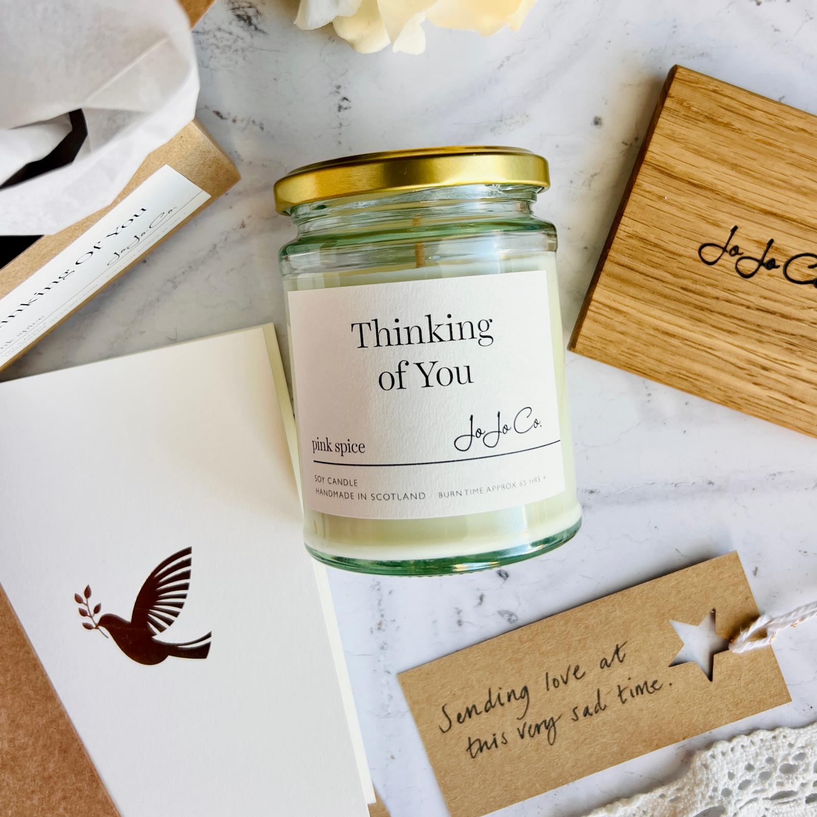 Thinking of You Bereavement Candle - JoJo Co.