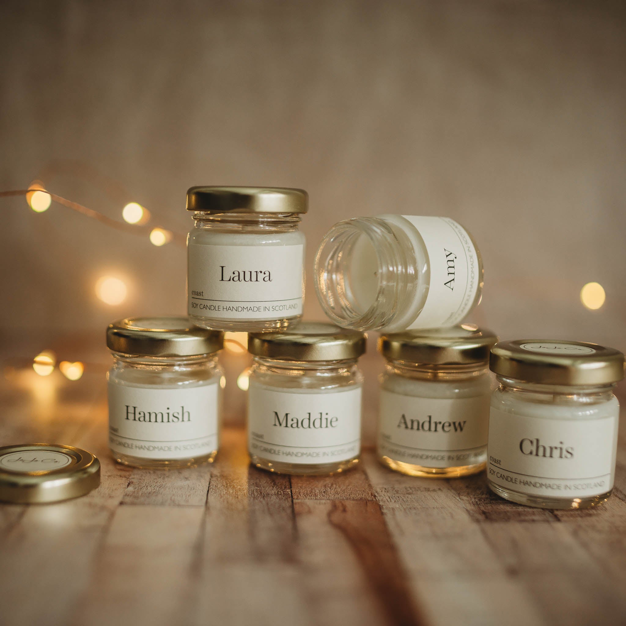 Personalised Mini Candles